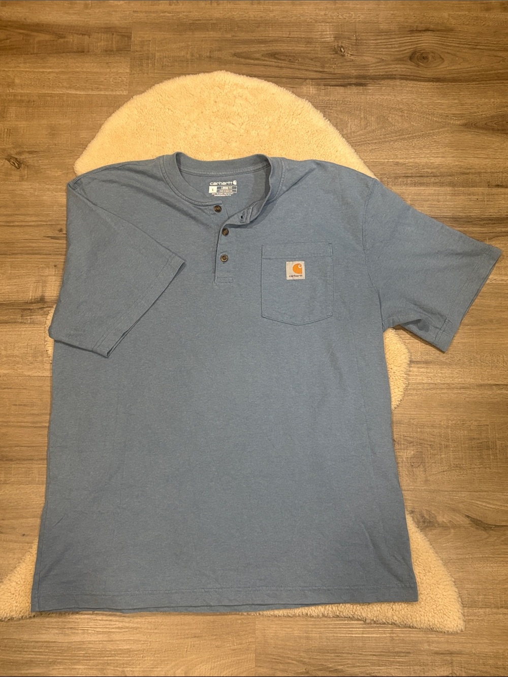 CARHARTT Short Sleeve Henley T-Shirt